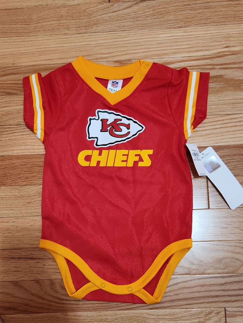 KC Chiefs Baby One-Piece
